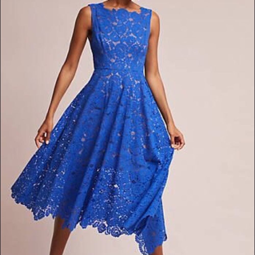 Anthropologie Tracy Reese Cerulean Sky Dress